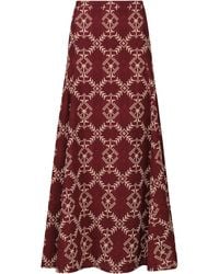 Johanna Ortiz - A Song For The Riders Printed Maxi Skirt - Lyst