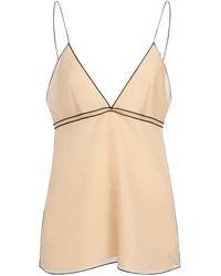 KHAITE - Timy Silk Organza Camisole Top - Lyst