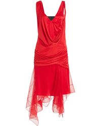 Givenchy - Draped Silk Mini Dress - Lyst
