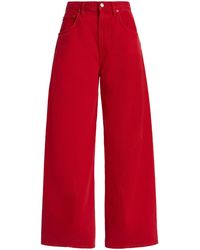 Agolde - Twist Rigid High-Rise Wide-Leg Jeans - Lyst