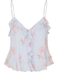 LoveShackFancy - Tal Ruffled Tank Top - Lyst