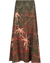 Johanna Ortiz - Encanto De Isla Jacquard Maxi Skirt - Lyst