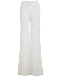 Missoni - Knit Flared Pants - Lyst