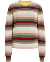 Barrie - Striped Cashmere Sweater - Lyst