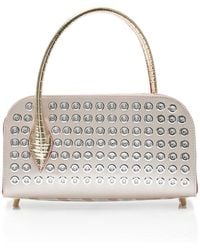 Christian Louboutin - Eloise Studded Leather Baguette Bag - Lyst