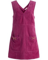 Ulla Johnson - Sloane Suede Mini Dress - Lyst