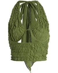 TG Botanical - Wendy Shirred Cotton Top - Lyst