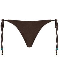 Bondeye - Beaded Tie-Side Vista Bikini Bottoms - Lyst