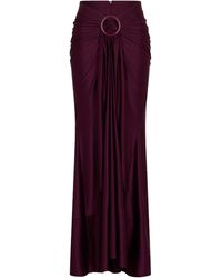 Rabanne - Buckle-Detailed Midi Skirt - Lyst