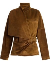 DARKPARK - Cindy Suede Contour Jacket - Lyst