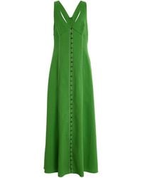 Rosie Assoulin - Row; Row; Row Your Buttons Cotton-Blend Dress - Lyst