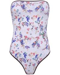 Siedres - Lior Strapless One-Piece Swimsuit - Lyst