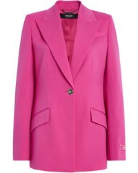 Versace - La Vacanza Wool-Gabardine Jacket - Lyst