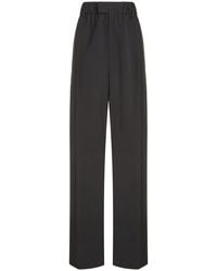 Bottega Veneta - Tailored Wool Twill Straight-leg Pants - Lyst