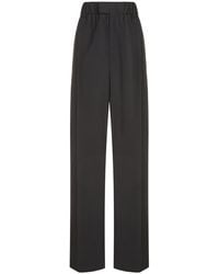 Bottega Veneta - Tailored Wool Twill Straight-leg Pants - Lyst