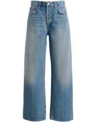 Agolde - Arc Rigid Bow-Leg Jeans - Lyst