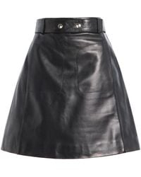 Arma - Bessie Leather Mini Skirt - Lyst