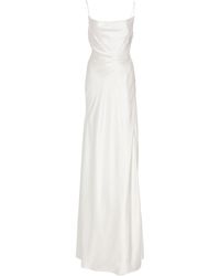 Markarian Exclusive Rock Your Baby Slip Silk Gown - White