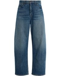Nili Lotan - Tribeca Stretch Mid-Rise Barrel-Leg Jeans - Lyst