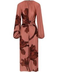 ANDRES OTALORA - Llamado Por Ti Jersey Midi Dress - Lyst