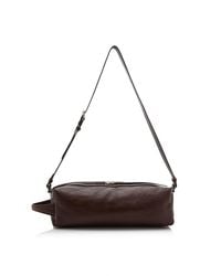 Lemaire - The Care Leather Sling Bag - Lyst