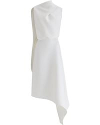 Maticevski - Prosper Asymmetric Midi Dress - Lyst