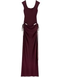 ARAKII - Exclusive Draped Crepe Maxi Dress - Lyst