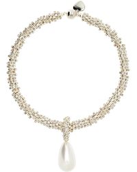 Julietta - The Pearl Drop Necklace - Lyst