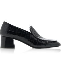 Totême - The Embossed Leather Loafers - Lyst