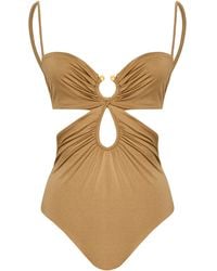 Johanna Ortiz - Sunny Days Cutout One-piece Bathing Suit - Lyst