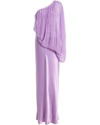 Third Form - Exclusive Solstice One-Shoulder Chiffon Maxi Dress - Lyst