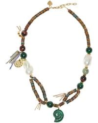 Joie - Shell-Shocked 18K-Stone Necklace - Lyst