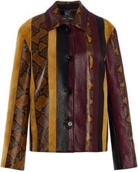 Proenza Schouler - Sirine Pieced Leather Jacket - Lyst