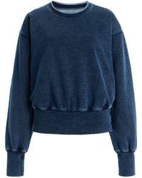 Les Tien - Britney Roll-Neck Cotton Sweatshirt - Lyst
