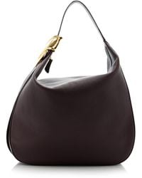 Brandon Maxwell - The Stella Large Leather Hobo Bag - Lyst
