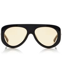 Bottega Veneta - Osservatorio Pilot-Frame Acetate Sunglasses - Lyst