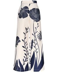 ANDRES OTALORA - Ama Y Haz Twill Wide-Leg Pants - Lyst