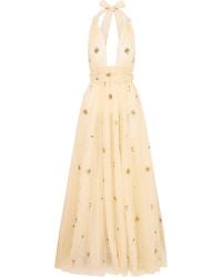 LoveShackFancy - Eldora Tulle Maxi Dress - Lyst