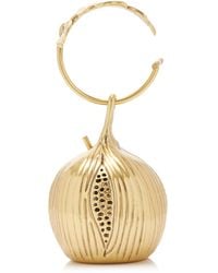 Cult Gaia - Fico Antique Metal Clutch Bag - Lyst