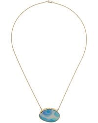 Annette Ferdinandsen - Aurora 18K Boulder Opal And Diamond Necklace - Lyst