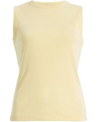 Flore Flore - Esme Cotton Tank Top - Lyst
