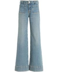 Jeanerica - St Monica Stretch Low-Rise Flared Jeans - Lyst