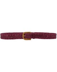 Gabriela Hearst - Sam Woven Leather Belt - Lyst