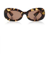 KHAITE - X Oliver Peoples 1992C Oval-Frame Acetate Sunglasses - Lyst