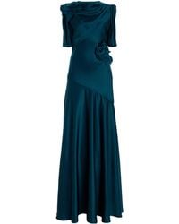 Erdem - Embellished Satin Gown - Lyst