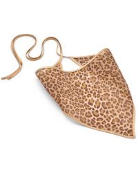 Lelet - Leopard-print Silk-organza Bandana - Lyst