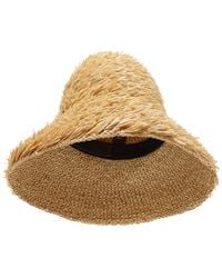 Janessa Leone - Gabi Raffia Bucket Hat - Lyst