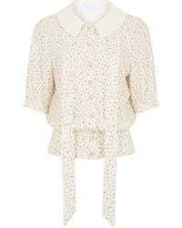 Rabanne - Printed Blouse - Lyst