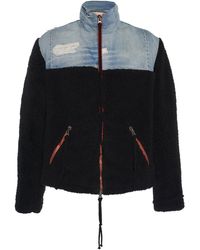 ralph lauren paneled stretch wool jacket