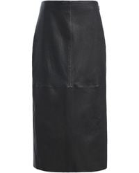 Jonathan Simkhai - Raven Pencil Leather Skirt - Lyst